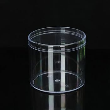 家型透明容器 Amazon｜Kichvoe 15個 透明 プラスチック ジャー 蓋に ネジ 付き